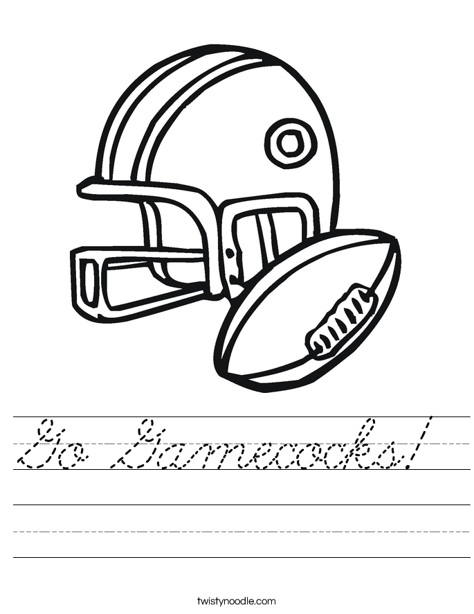 Go Gamecocks! Worksheet