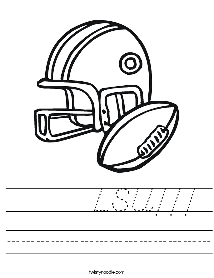       LSU!!! Worksheet