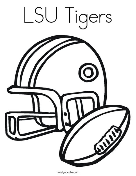 lsu tigers coloring pages