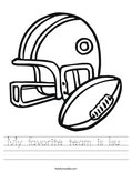 My favorite team is lsu  Worksheet
