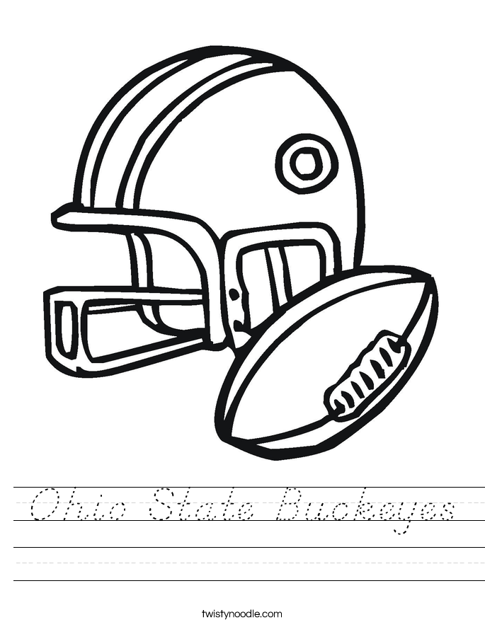 Ohio State Buckeyes Worksheet