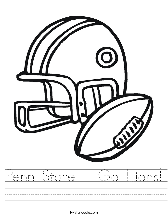 Penn State   Go Lions! Worksheet