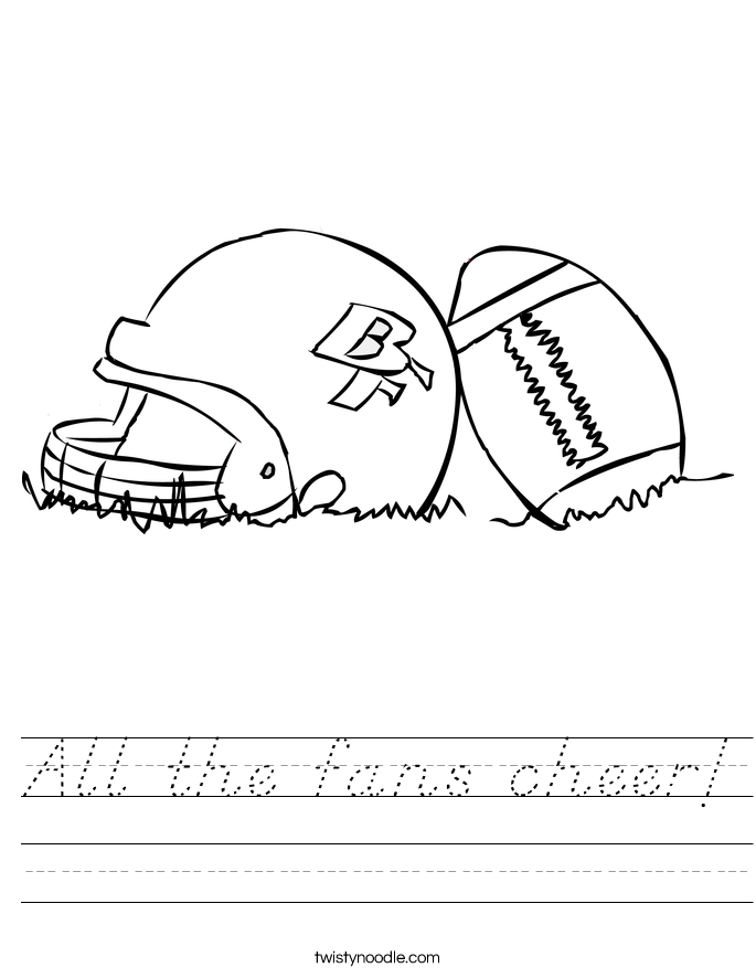 All the fans cheer! Worksheet