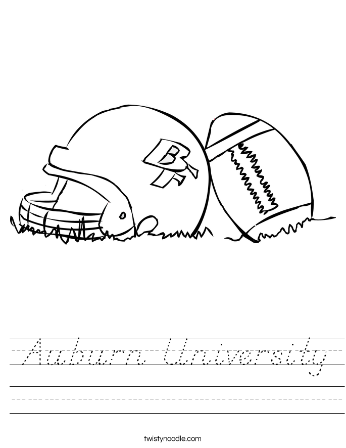 Auburn University Worksheet