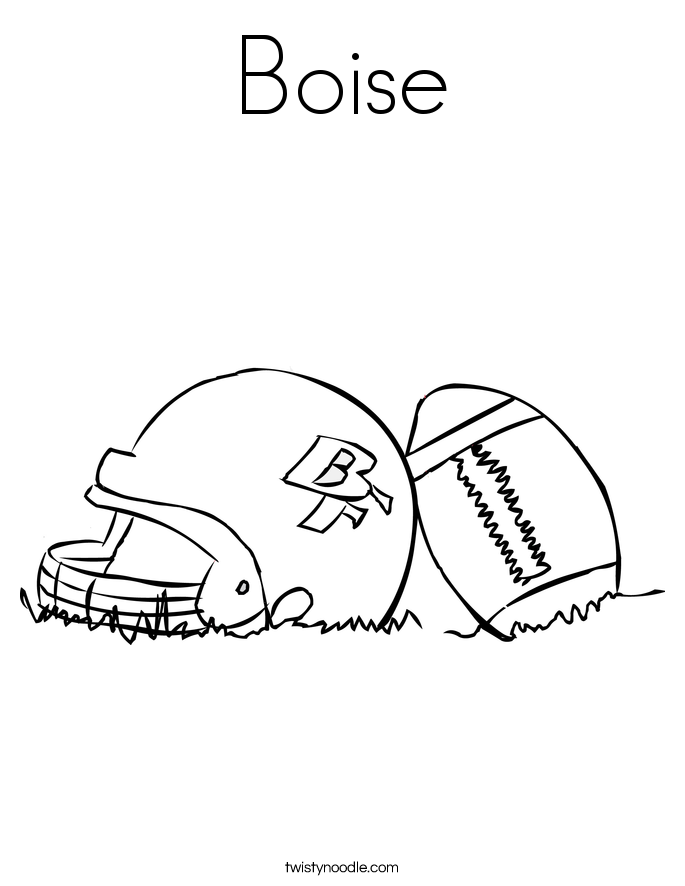 Boise Coloring Page