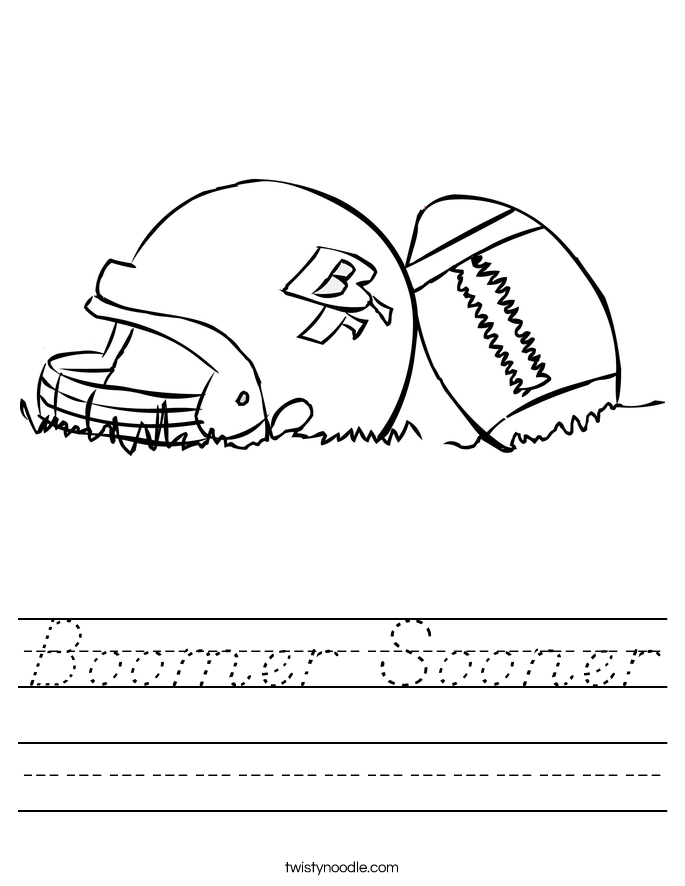 Boomer Sooner Worksheet