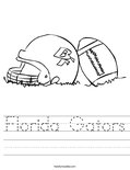 Florida Gators Worksheet