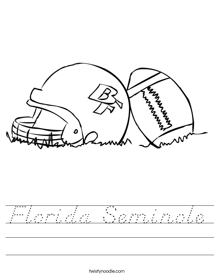 Florida Seminole Worksheet