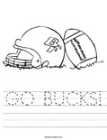 GO BUCKS! Worksheet