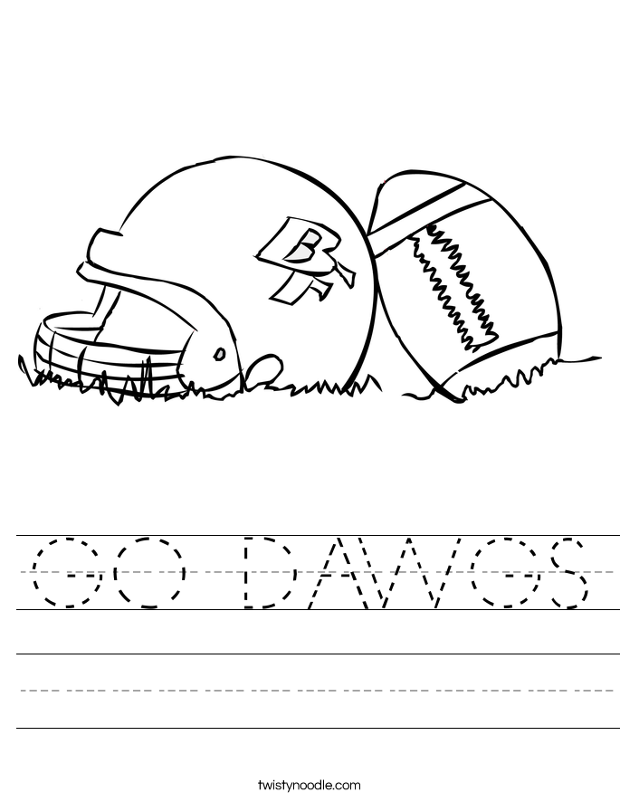 GO DAWGS Worksheet