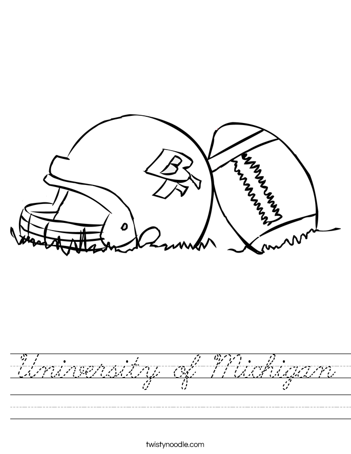 University of Michigan Worksheet