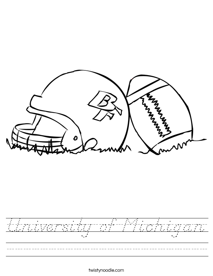 University of Michigan Worksheet