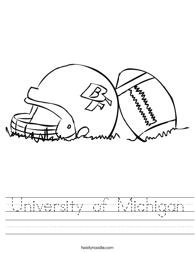 University of Michigan Worksheet