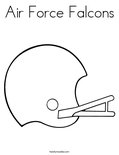 Air Force Falcons Coloring Page