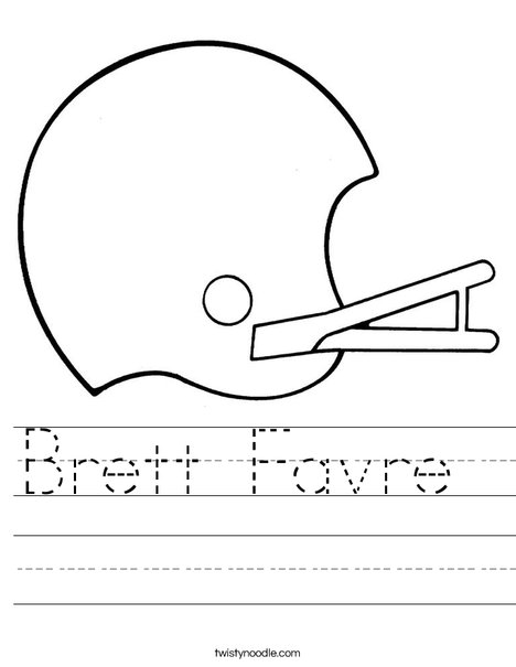 Helmet Worksheet