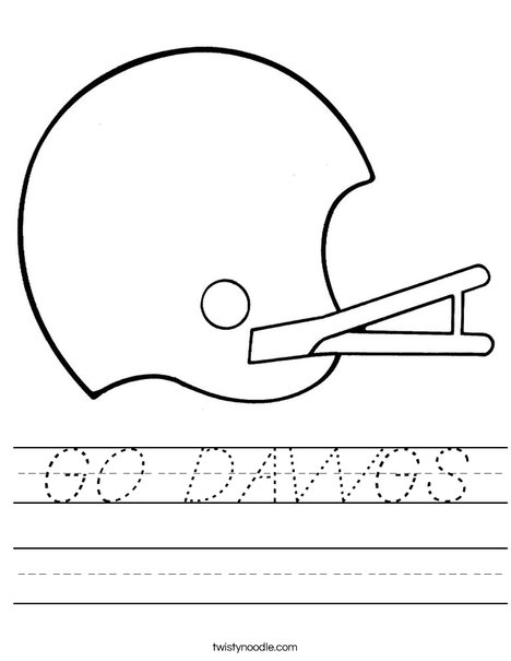Helmet Worksheet