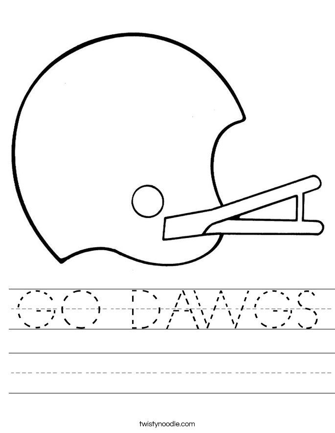 GO DAWGS Worksheet
