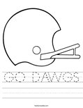 GO DAWGS Worksheet