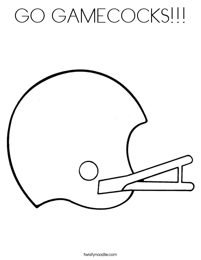 GO GAMECOCKS!!! Coloring Page