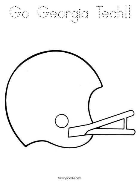 Helmet Coloring Page
