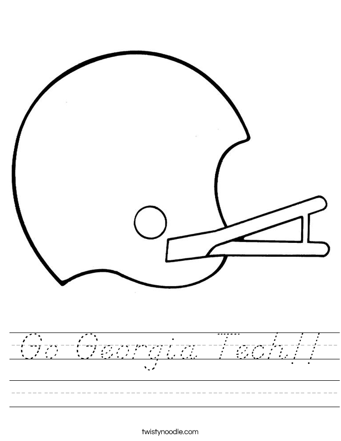 Go Georgia Tech!! Worksheet