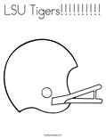 LSU Tigers!!!!!!!!!! Coloring Page