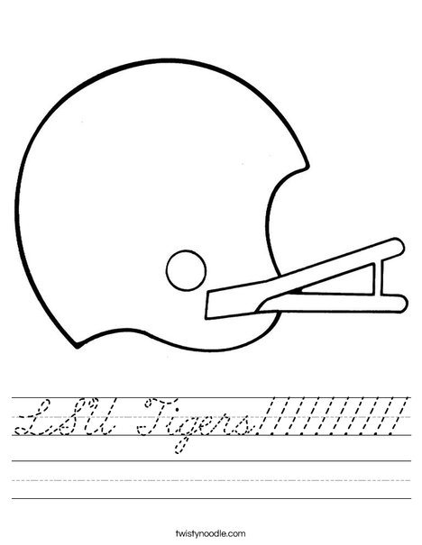 Helmet Worksheet