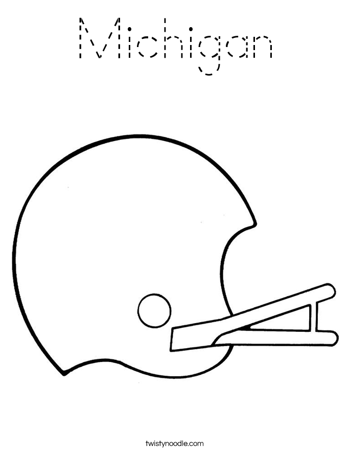 Michigan Coloring Page