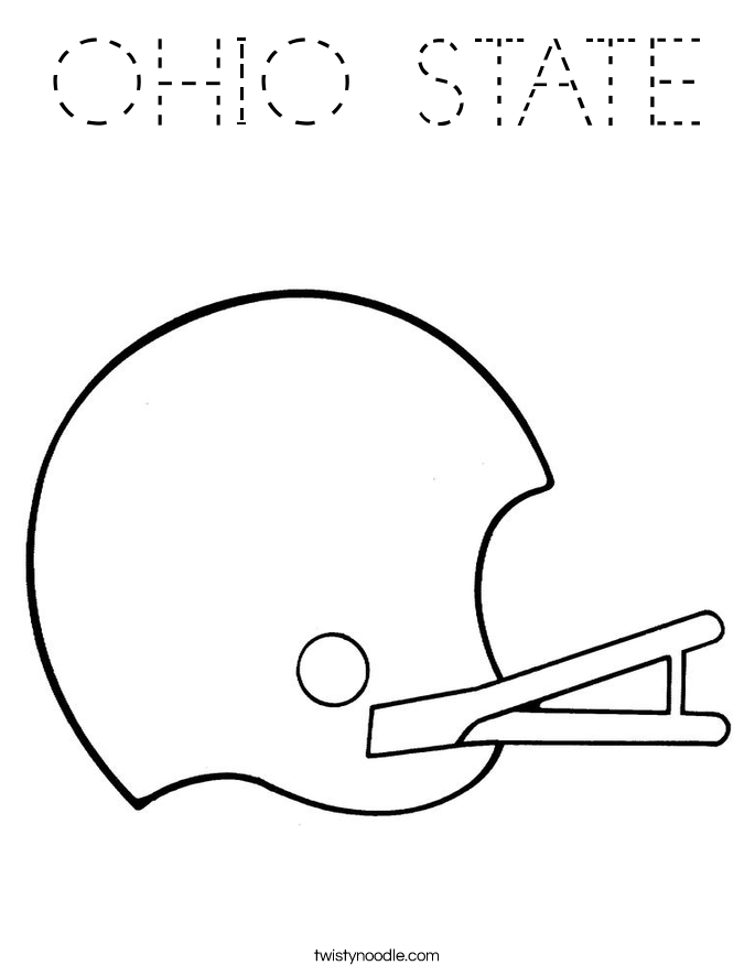 OHIO STATE Coloring Page