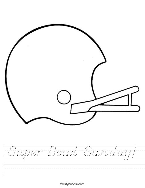 Helmet Worksheet