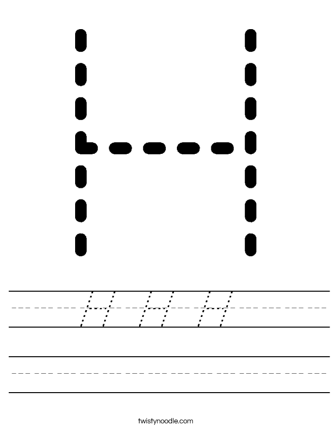 H H H  Worksheet