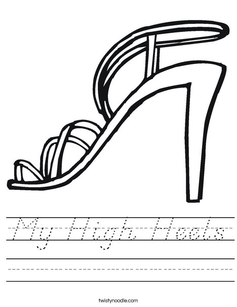 High Heels Worksheet