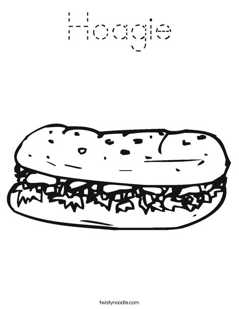 Hoagie Coloring Page