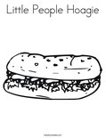 Little People Hoagie Coloring Page