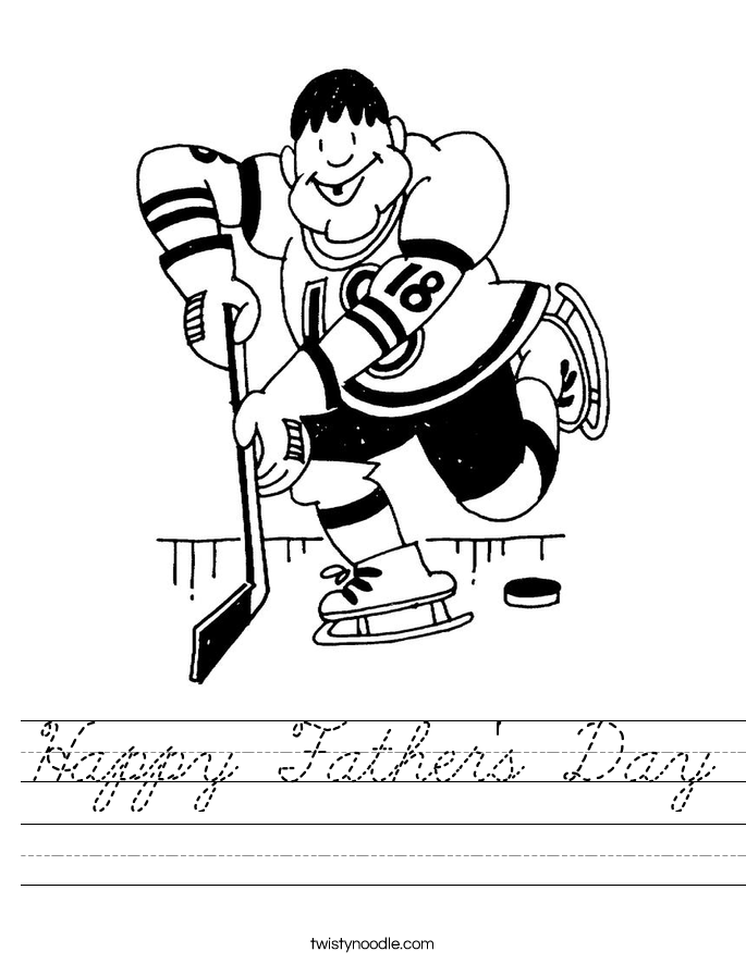 Happy Father's Day Worksheet