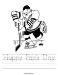 Happy Pap's Day Worksheet
