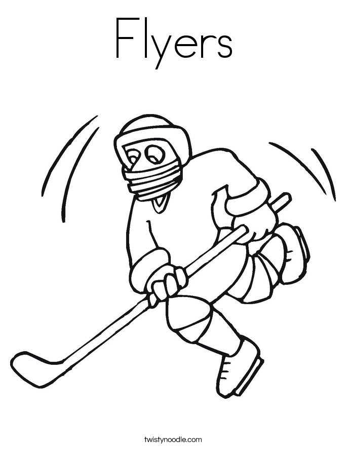 Flyers Coloring Page