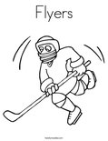 Flyers Coloring Page