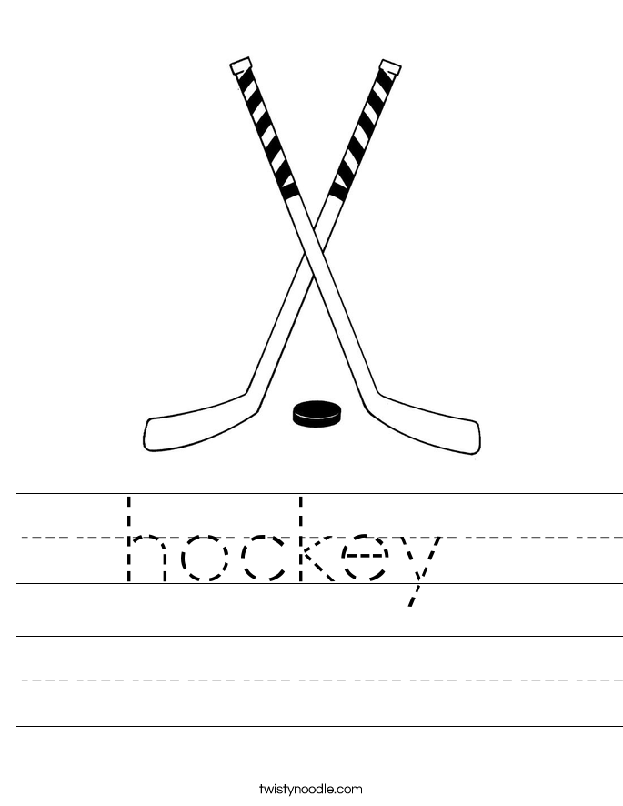 hockey  Worksheet