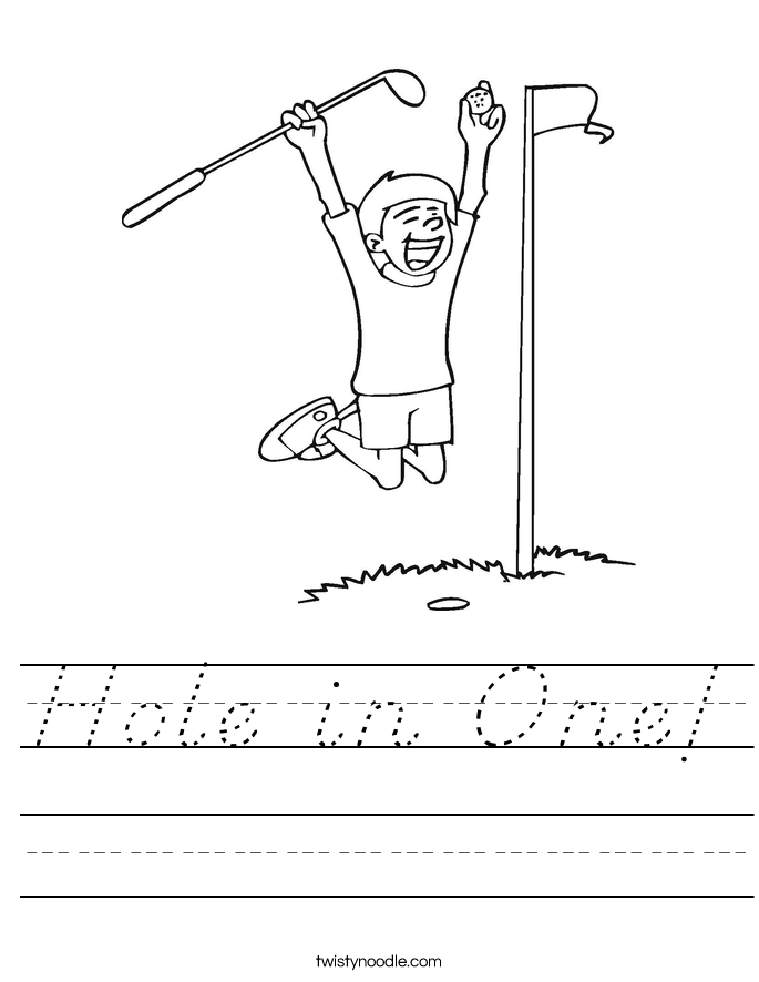 Hole in One! Worksheet