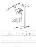 Hole in One! Worksheet