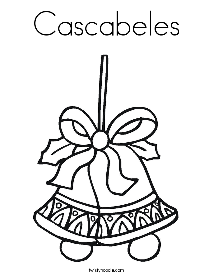 Cascabeles Coloring Page