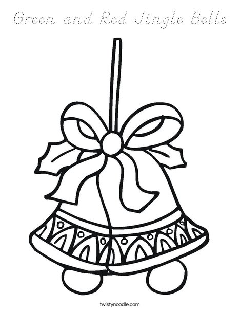 Holiday Bells Coloring Page