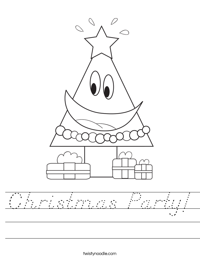 Christmas Party! Worksheet