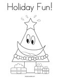 Holiday Fun!Coloring Page