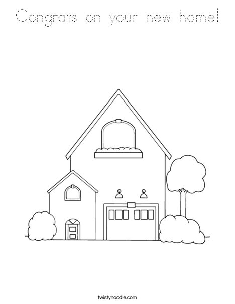 Home 2 Coloring Page