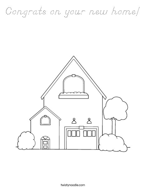 Home 2 Coloring Page