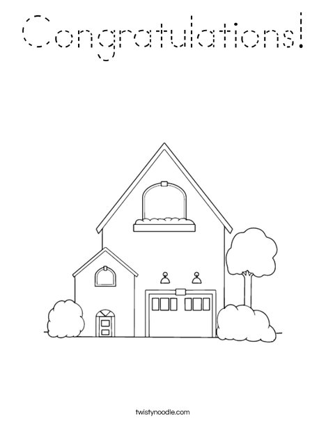 Home 2 Coloring Page