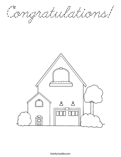 Home 2 Coloring Page