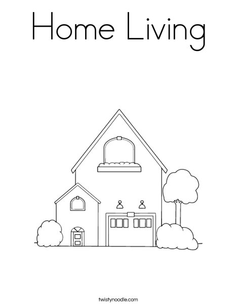 Home 2 Coloring Page